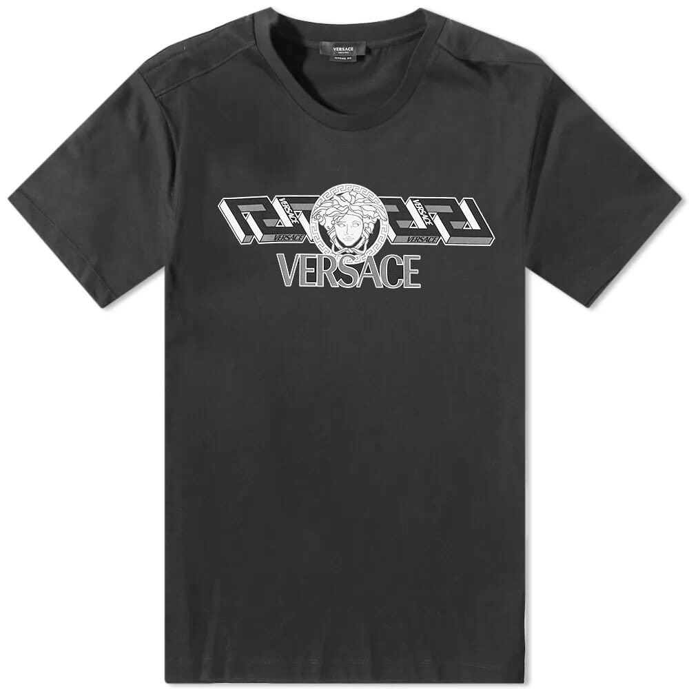 

Футболка Versace Greek Band Logo Tee