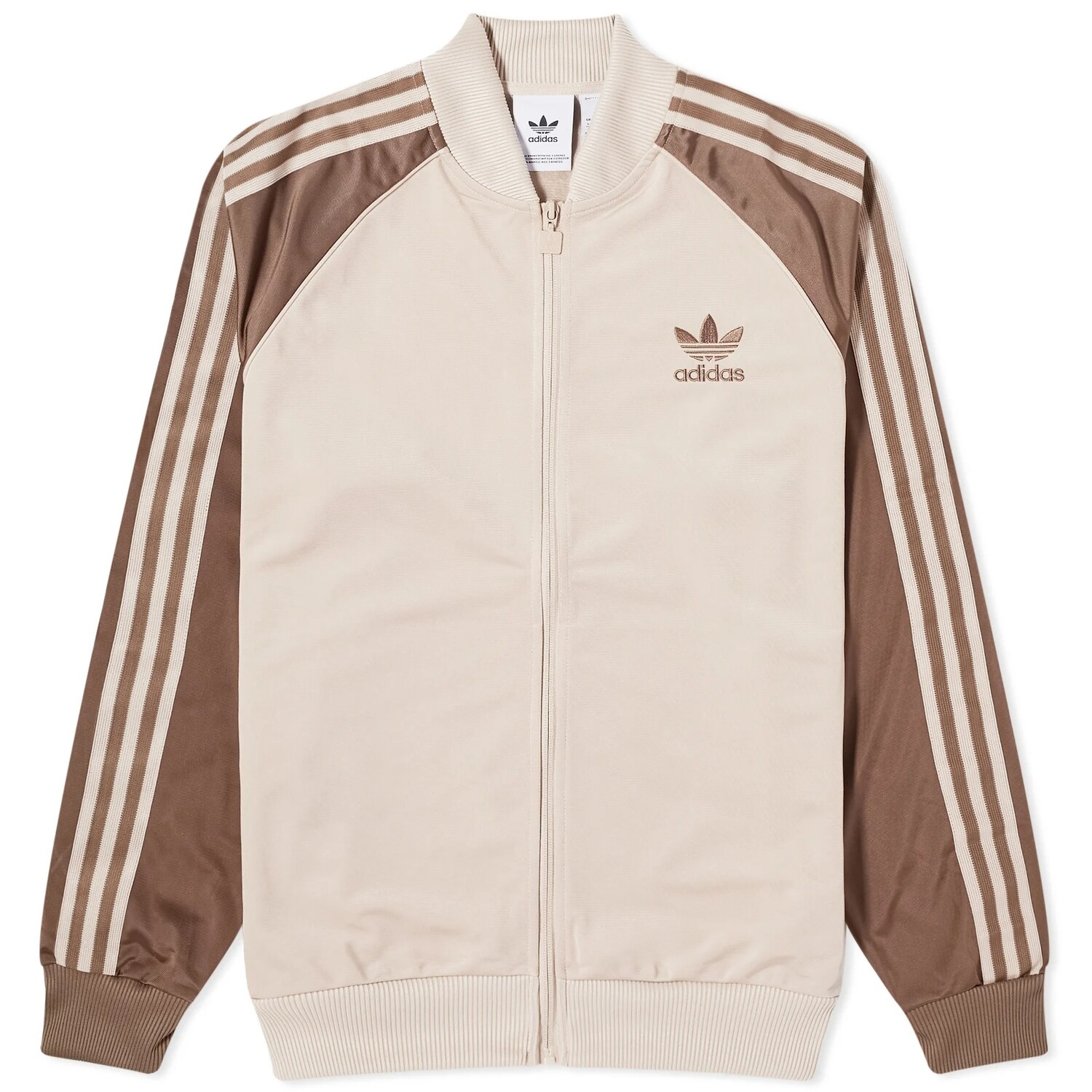 

Толстовка Adidas Superstar Track, коричневый/светло-коричневый