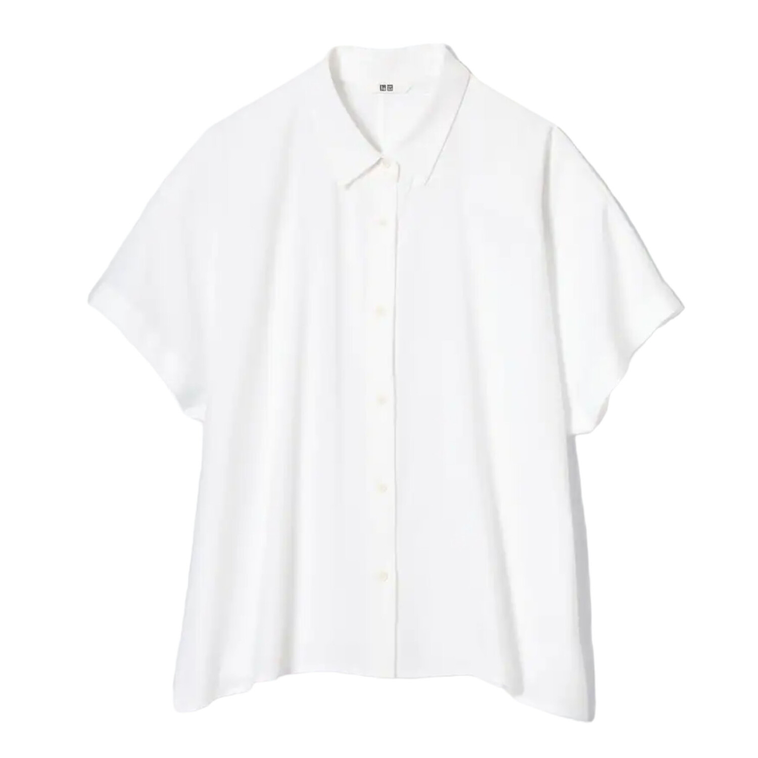 

Блуза Uniqlo Rayon Short Sleeve, белый