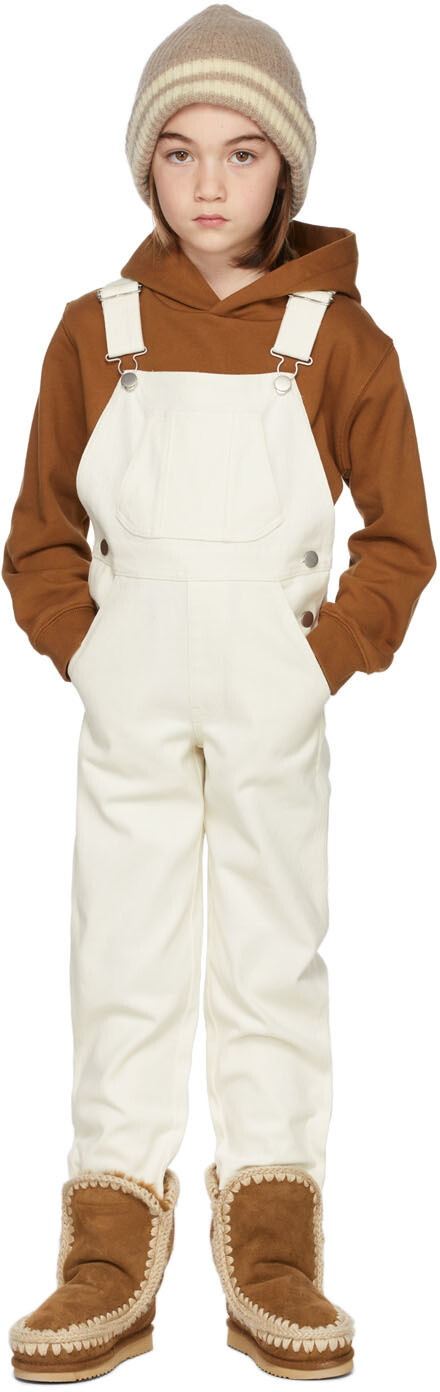

Детский джинсовый комбинезон Off-White Kodomo BEAMS, Серый