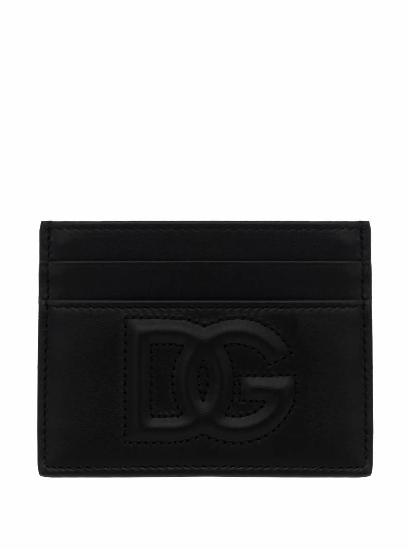 цена Кожаная визитница с логотипом Dolce&Gabbana