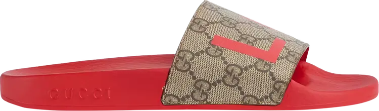 

Сандалии Gucci Wmns Slide Valentines Day, коричневый