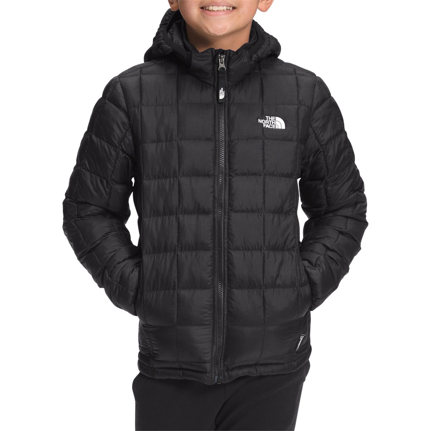 

Толстовка The North Face ThermoBall Eco Hoodie - Мальчики, черный