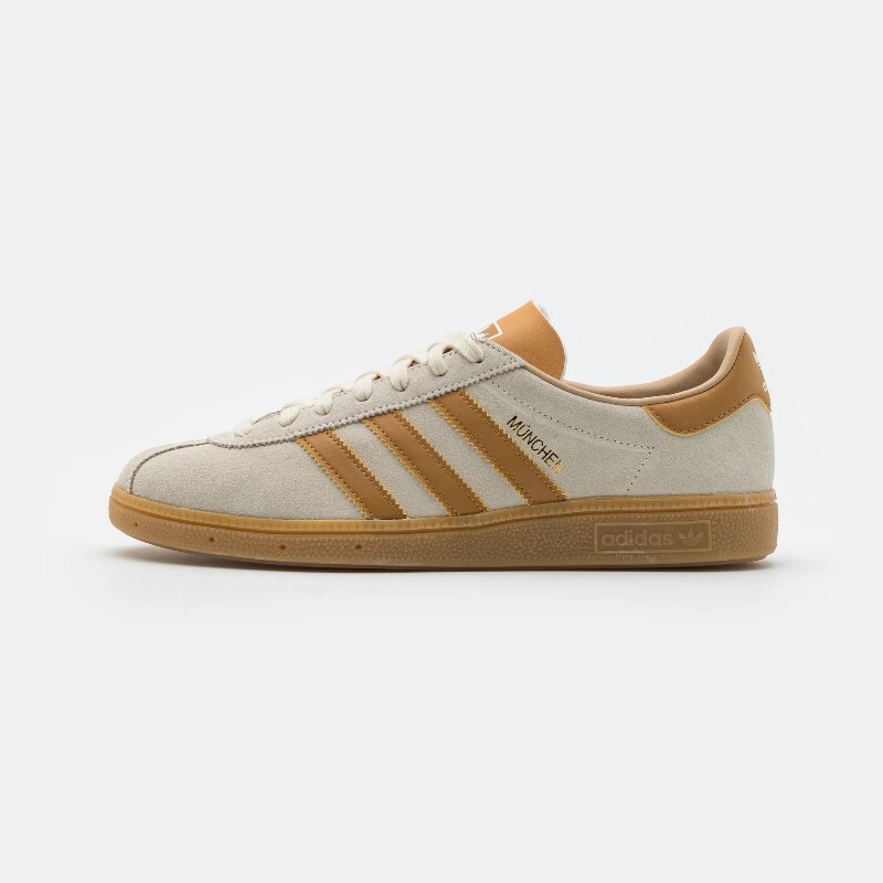 

Кеды Adidas Originals Munchen Unisex, кремовый/коричневый