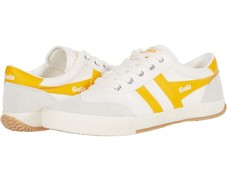 

Кроссовки Gola Badminton, цвет Off-White/Sun