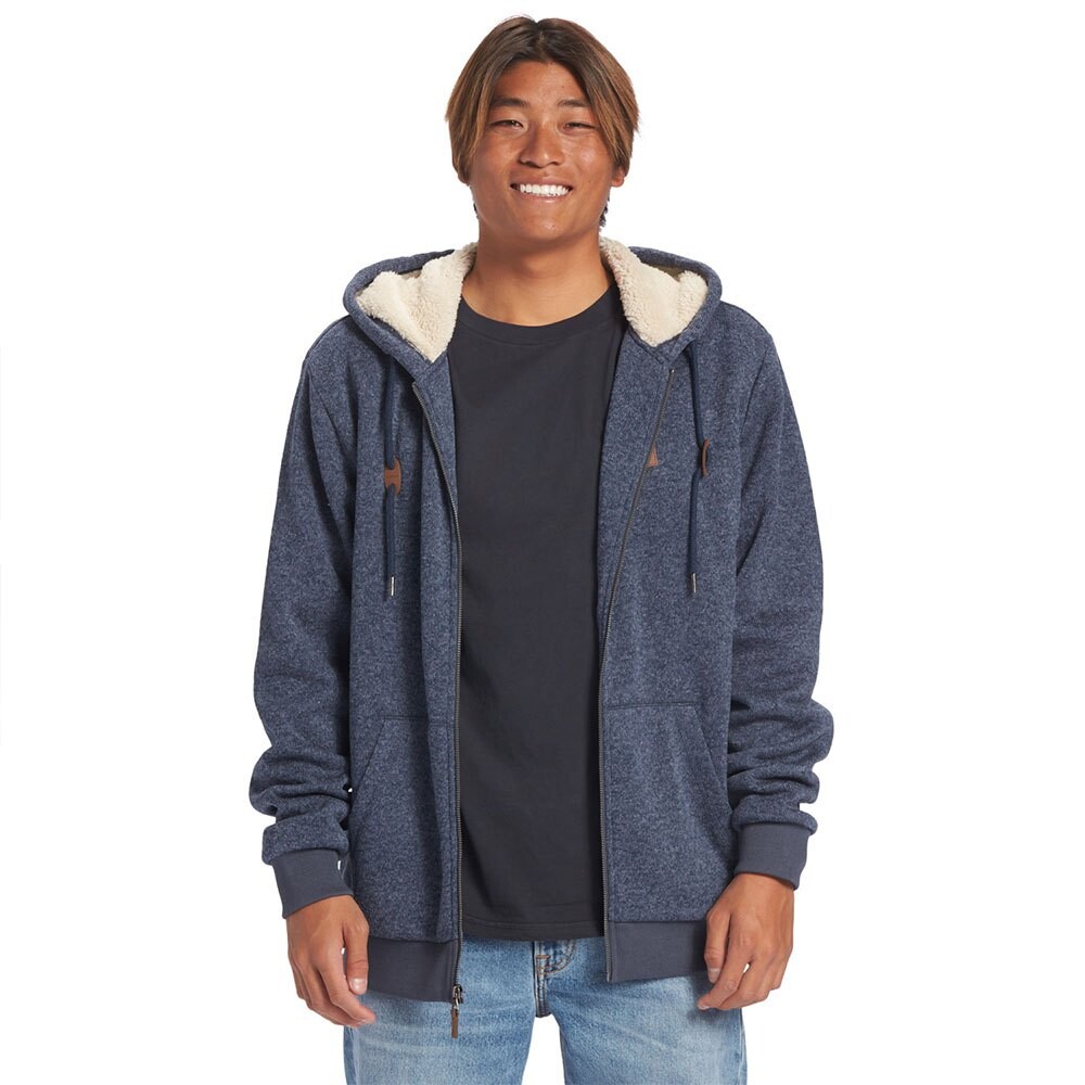 

Толстовка Quiksilver Keller Sherpa Full Zip, синий