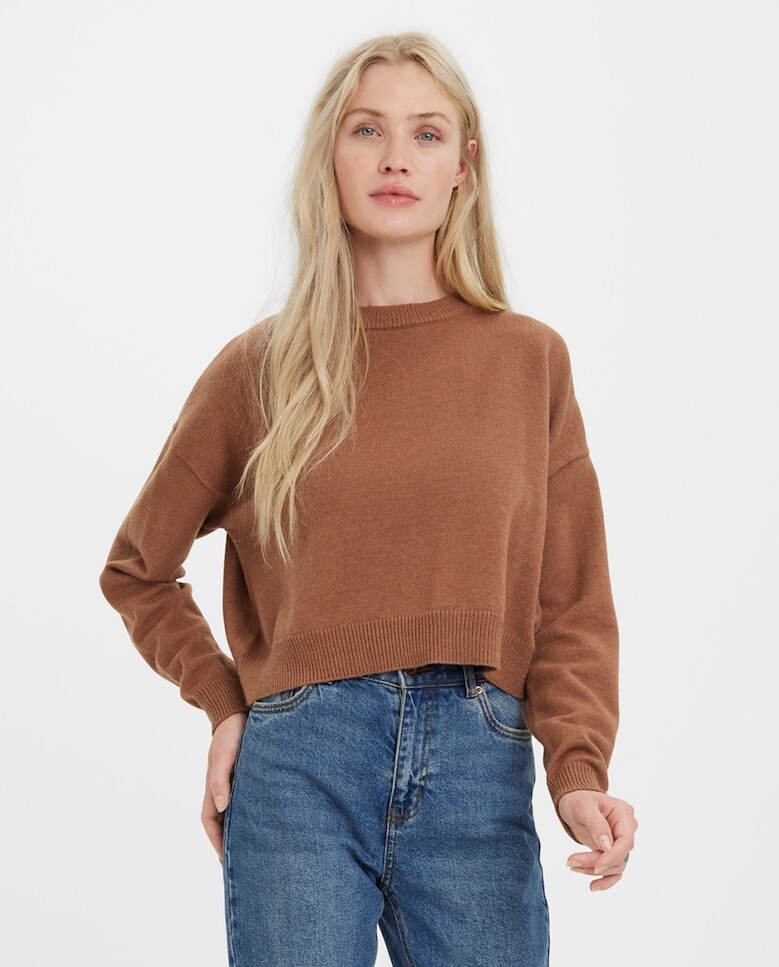 

Женский свитер с длинными рукавами и круглым вырезом Vero Moda