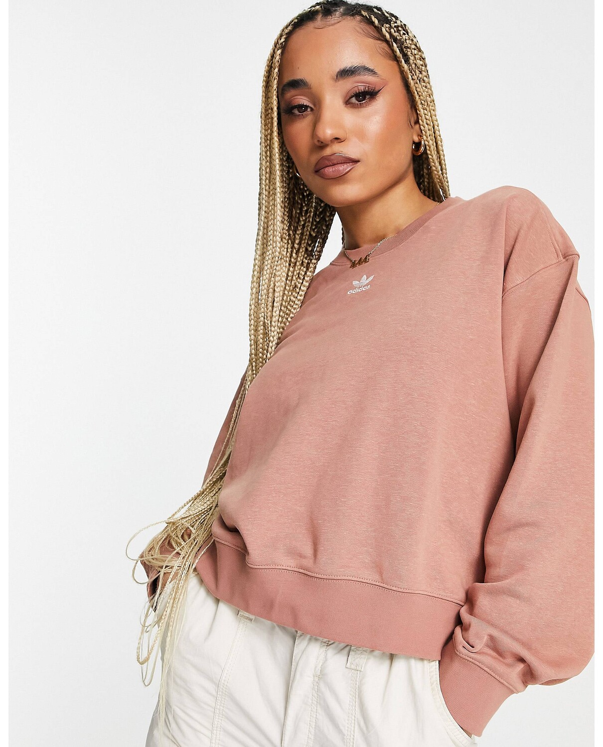 

Оранжевый свитшот adidas Originals Trefoil Essentials