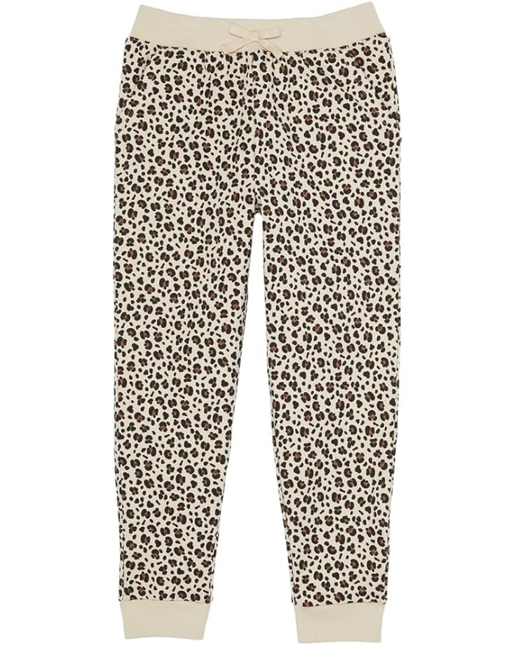 

Брюки Janie and Jack Leopard Print Joggers, цвет Multicolor