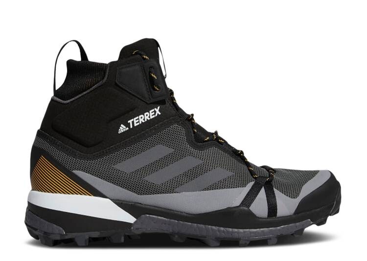 

Кроссовки Adidas TERREX SKYCHASER LT MID GORE-TEX 'GREY CORE BLACK', серый