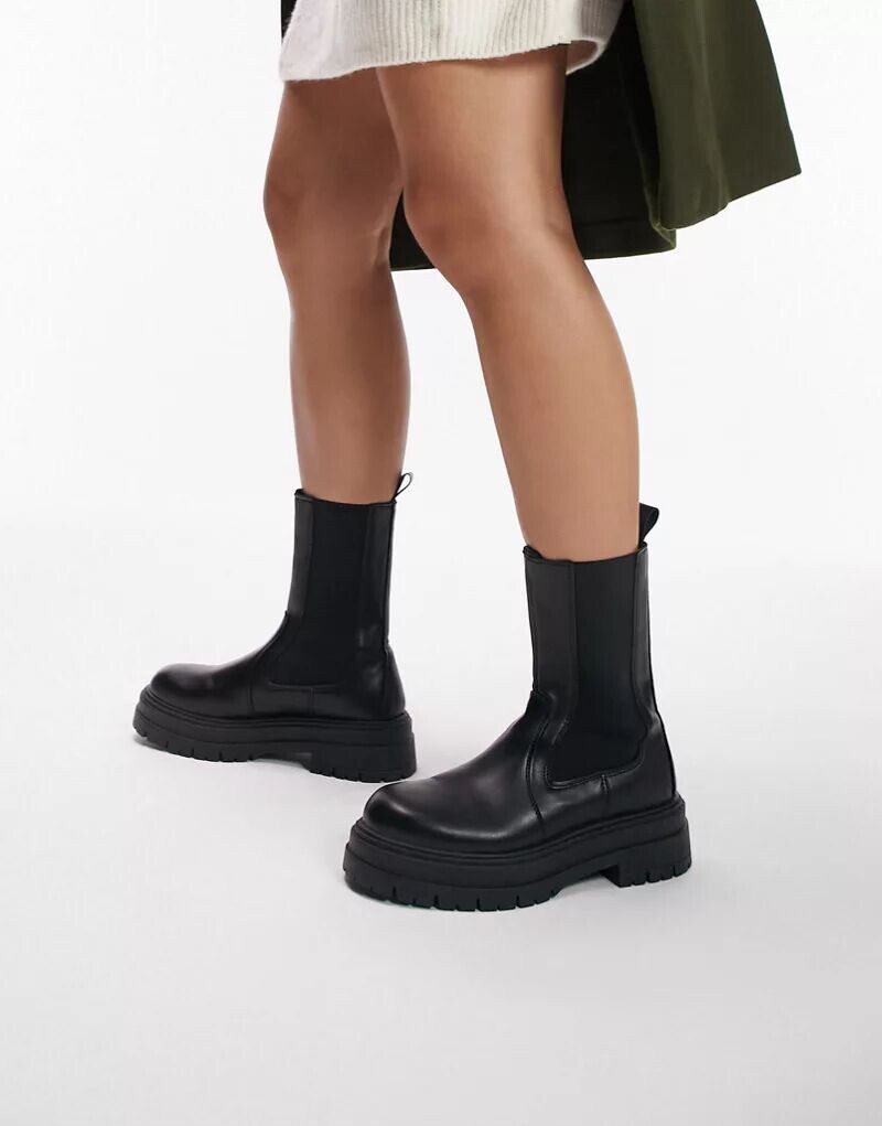 

Черные слипоны челси Topshop Kiki