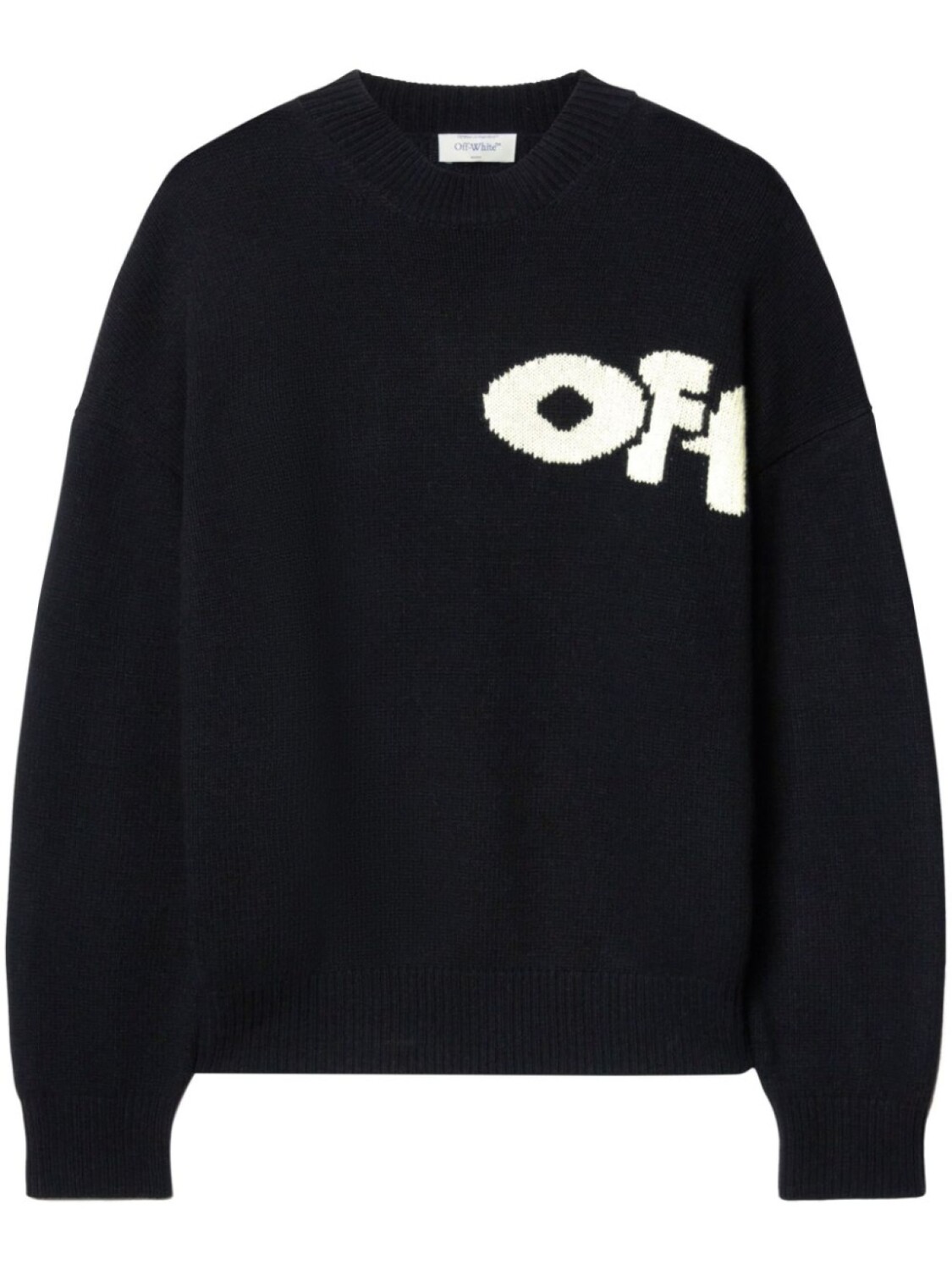 

Off-White джемпер с логотипом, черный
