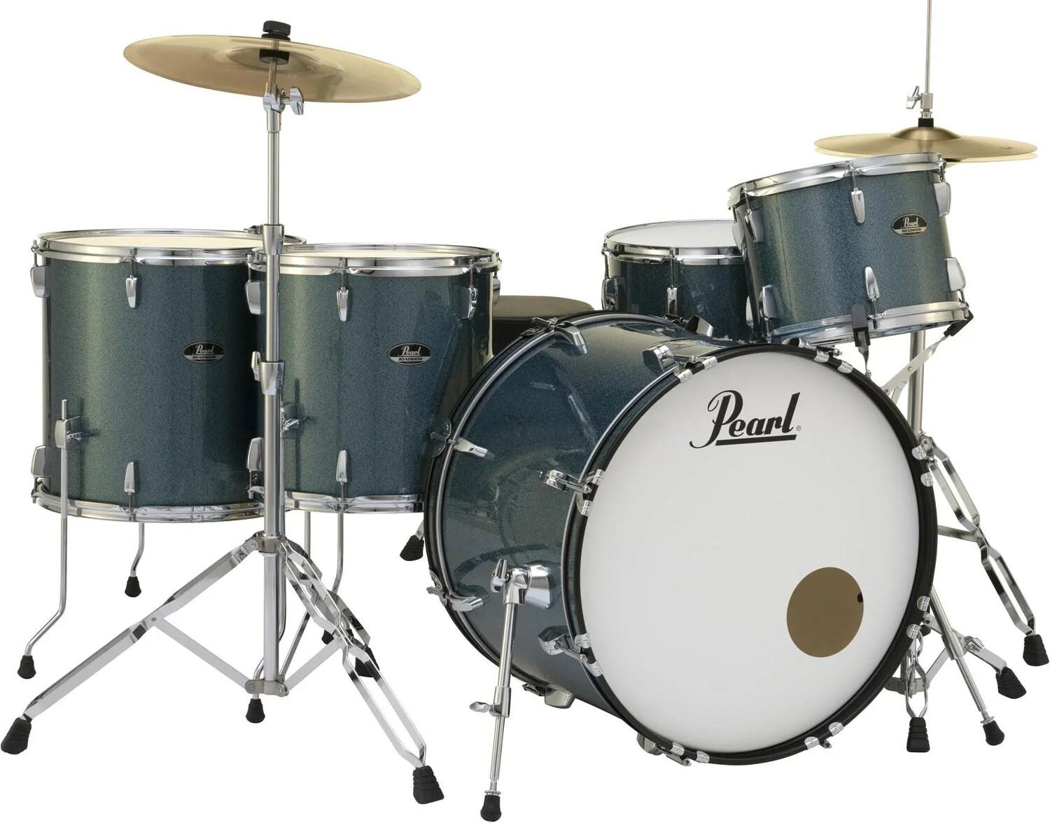 

Pearl Roadshow RS525WFC/C Комплект из пяти барабанов с тарелками — Aqua Blue Glitter