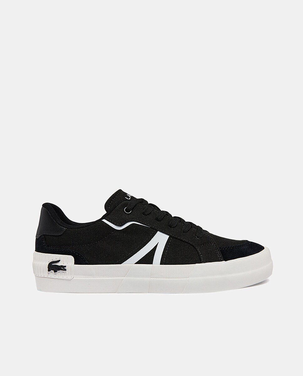 

Мужские кроссовки L004 из парусины Lacoste, черный