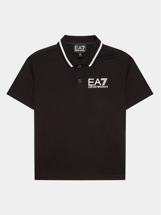 

Рубашка поло стандартного кроя Ea7 Emporio Armani, черный