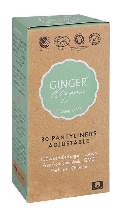 

Ginger Organic ежедневные прокладки, 30 шт.