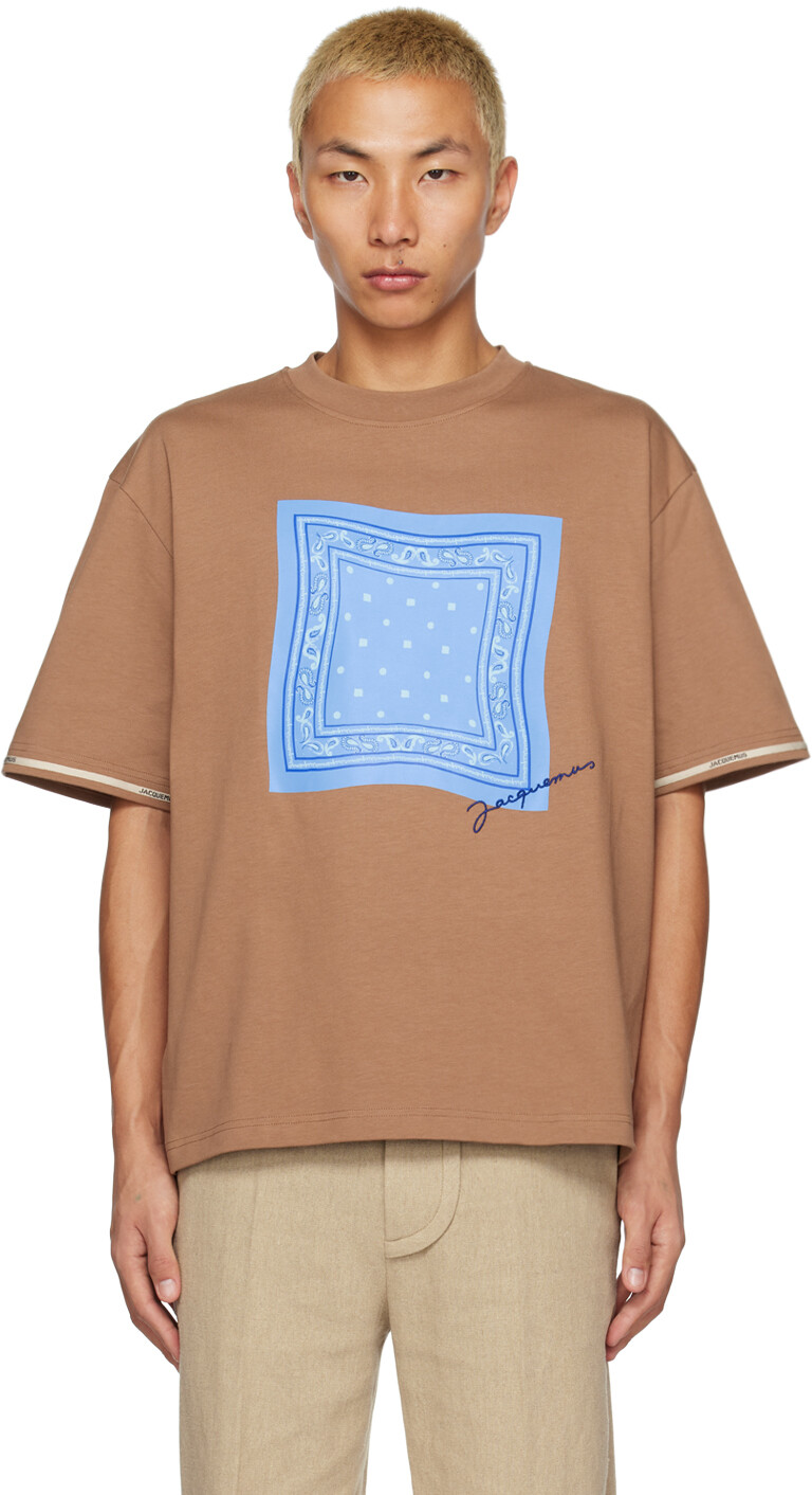 

Коричневая футболка Le T-Shirt Toalha Jacquemus