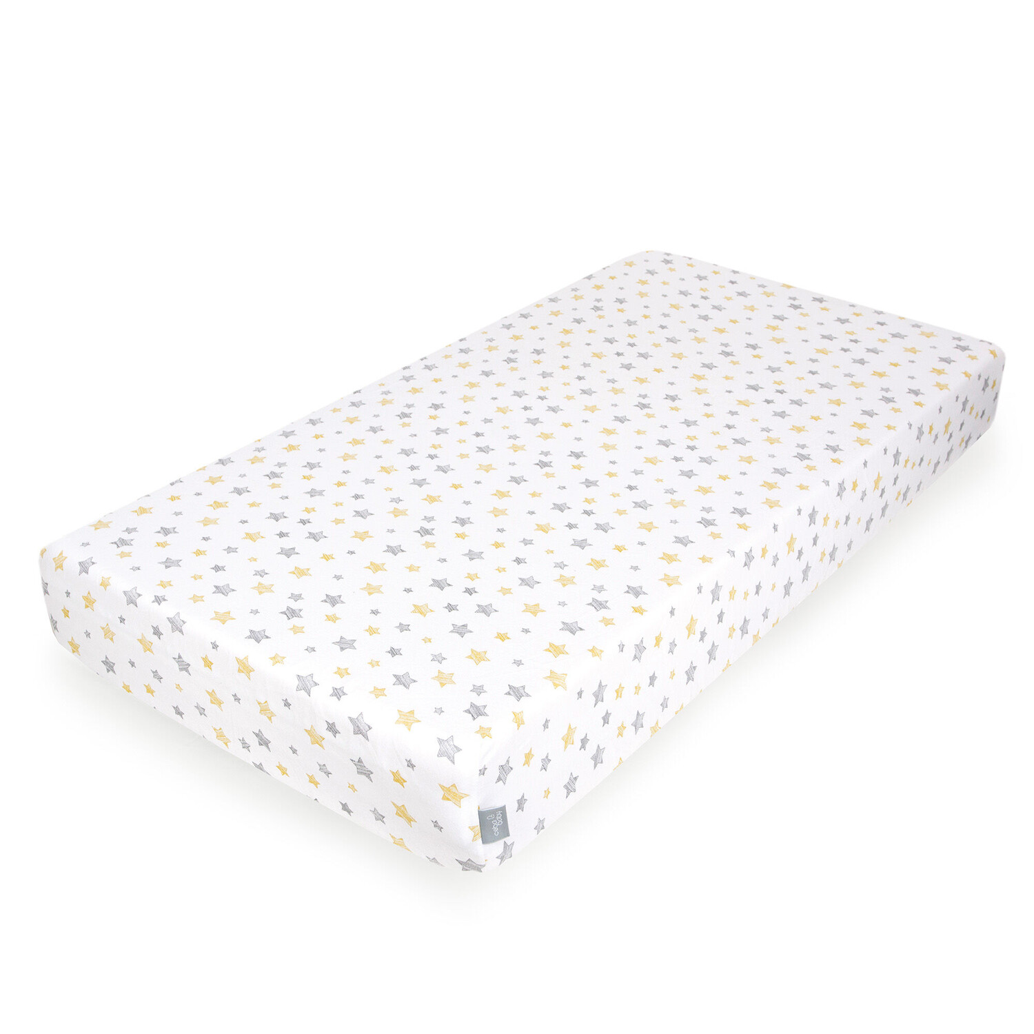 

Ceba Baby Czas na melanż трикотажная простыня 120x60 см Yellow Stars, 1 шт.