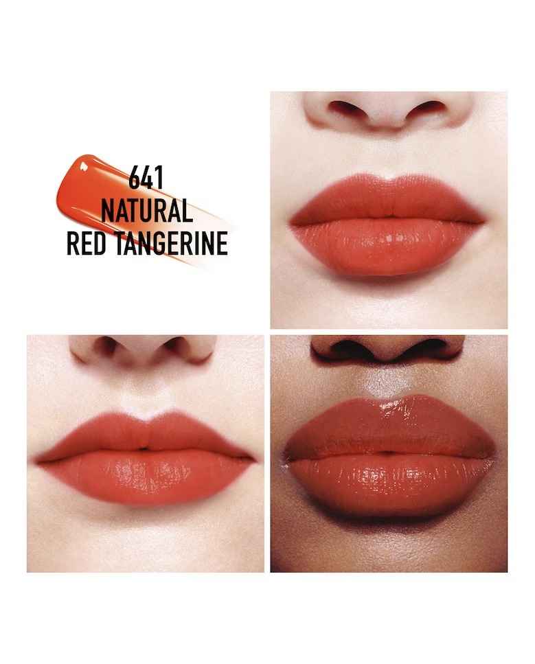 Тинт для губ Dior Addict Lip Tint, тон 641 Natural Red Tangerine средство для губ с оттеночным пигментом dior addict lip tint 5 мл