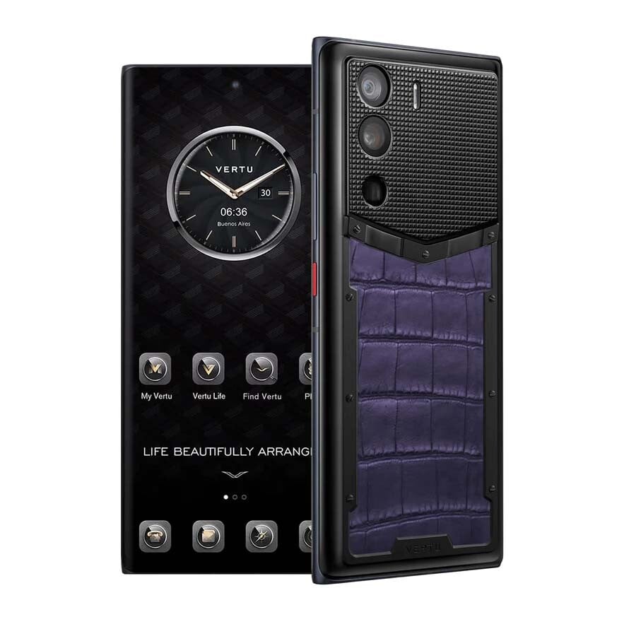

Смартфон Vertu Metavertu Alligator 12Гб/512Гб, 2 Nano-SIM, черный/фиолетовый