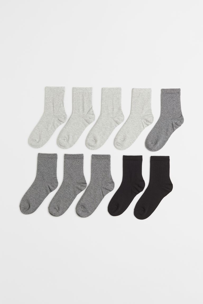 10 пар носков H&M, серый/черный фильтр ozone h 73
