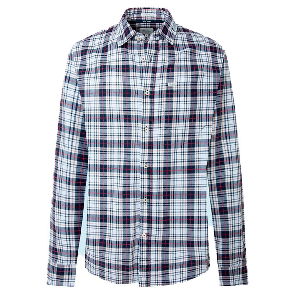 

Рубашка с длинным рукавом Pepe Jeans James, синий