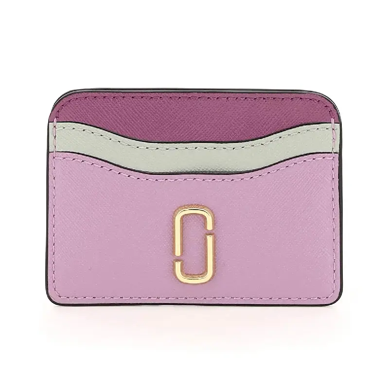

Визитница Marc Jacobs Multicolor Leather, фиолетовый
