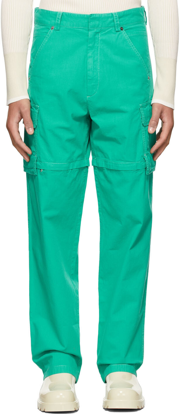 

Зеленые брюки карго 'Le Pantalon Pêche' Jacquemus