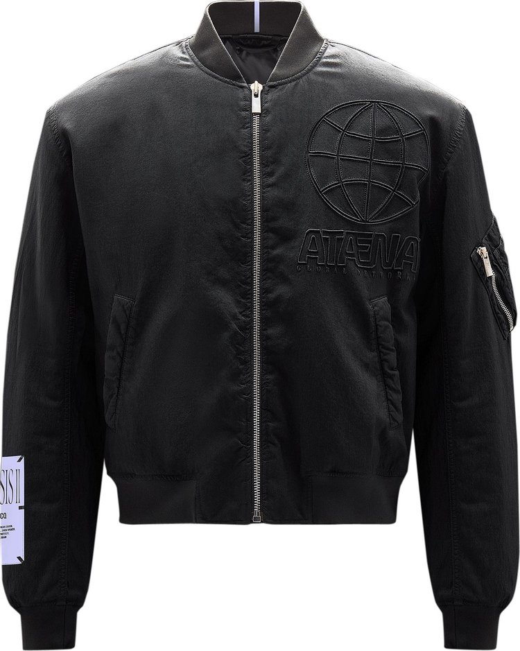 Куртка MCQ Athena Bomber 'Darkest Black', черный - фото