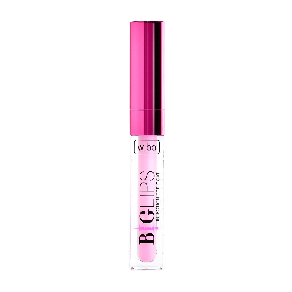 

Wibo Блестящий топ для губ Big Lips Injection Top Coat с миндальным маслом 2,8г