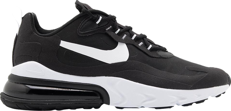 Nike air max 270 shop react men's black and white