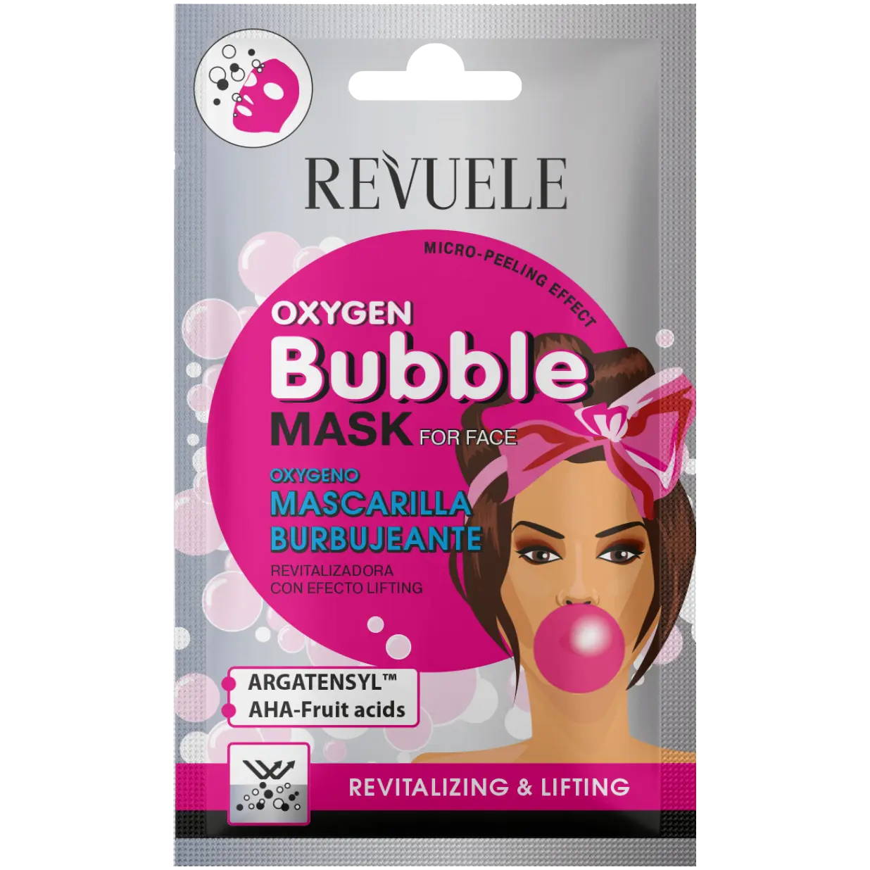 

Revuele Oxygen Bubble восстанавливающая пузырьковая маска для лица, 15 мл