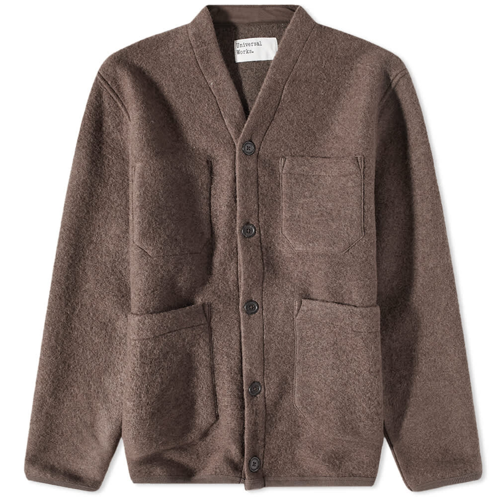 

Джемпер Universal Works Wool Fleece Cardigan, Коричневый