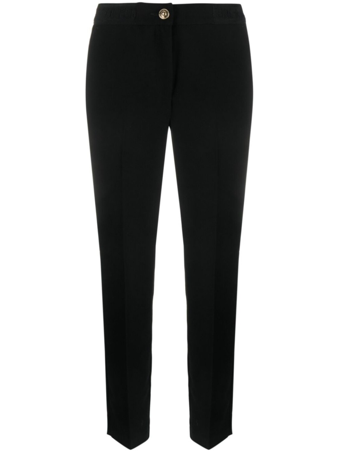 

Versace Jeans Couture брюки узкого кроя с логотипом, черный