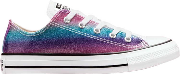 

Кроссовки Converse Chuck Taylor All Star Low GS Glitter Drip, белый