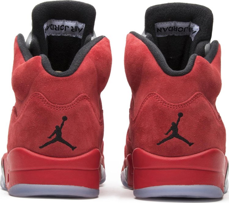 Air jordan 5 retro cheap red suede