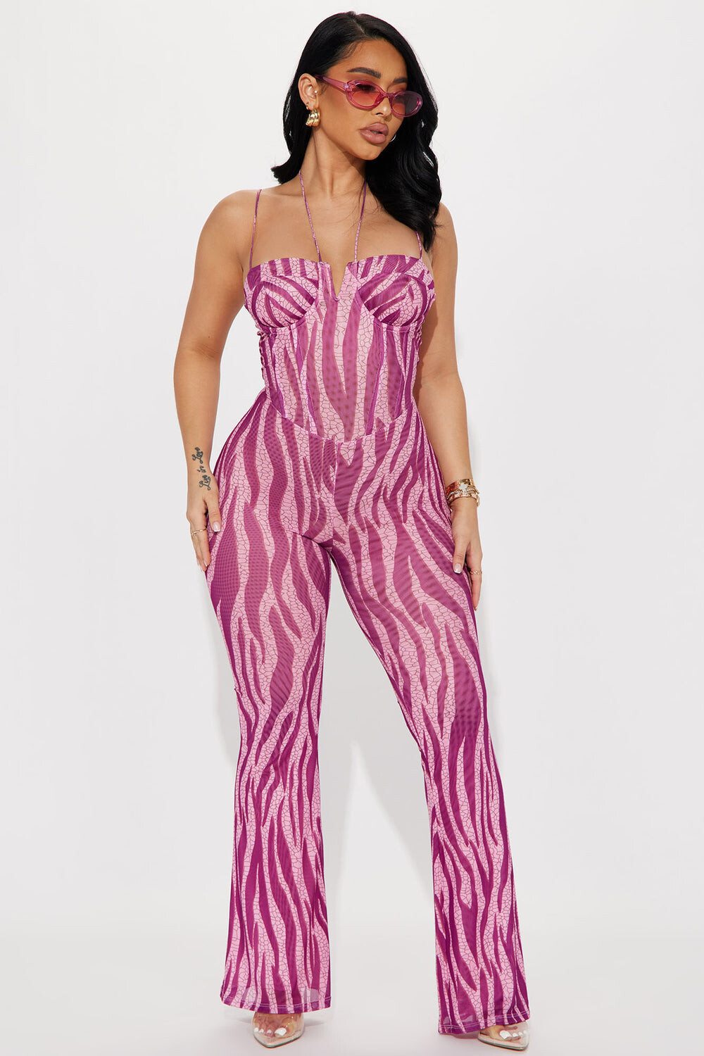 

Комбинезон Fashion Nova FJ40032, фиолетовый
