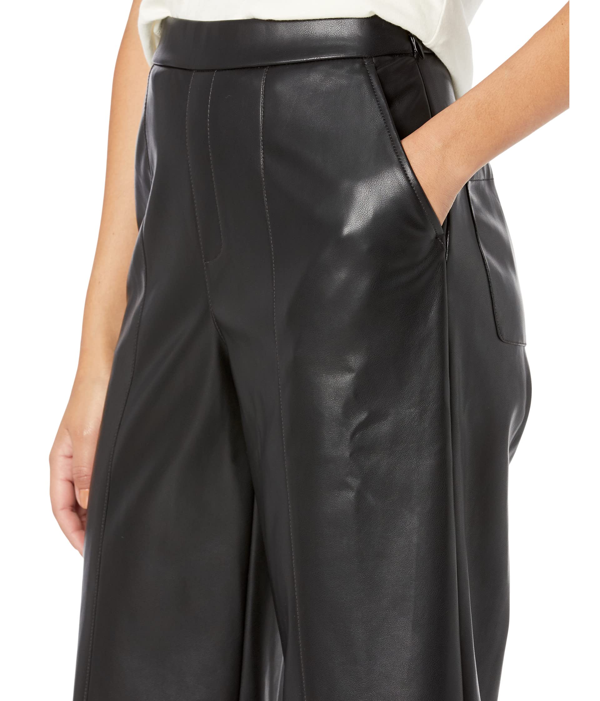 BCBGMAXAZRIA Stretch Faux Leather Pants