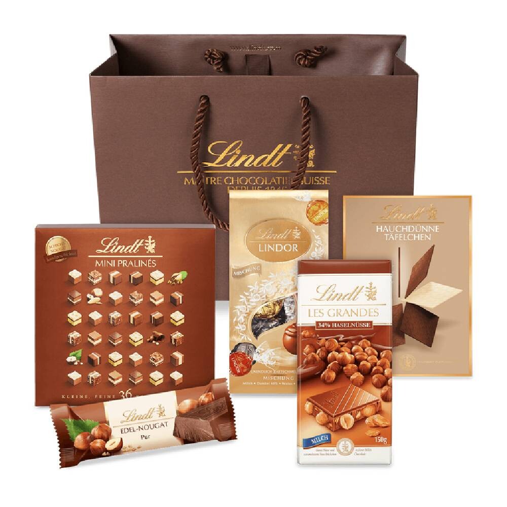 

Подарочная корзина Lindt Nuss-Edition Geschenkset, ассорти, 627г