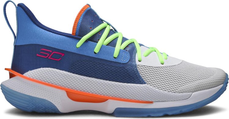 Кроссовки Under Armour Curry 7 Super Soaker, синий