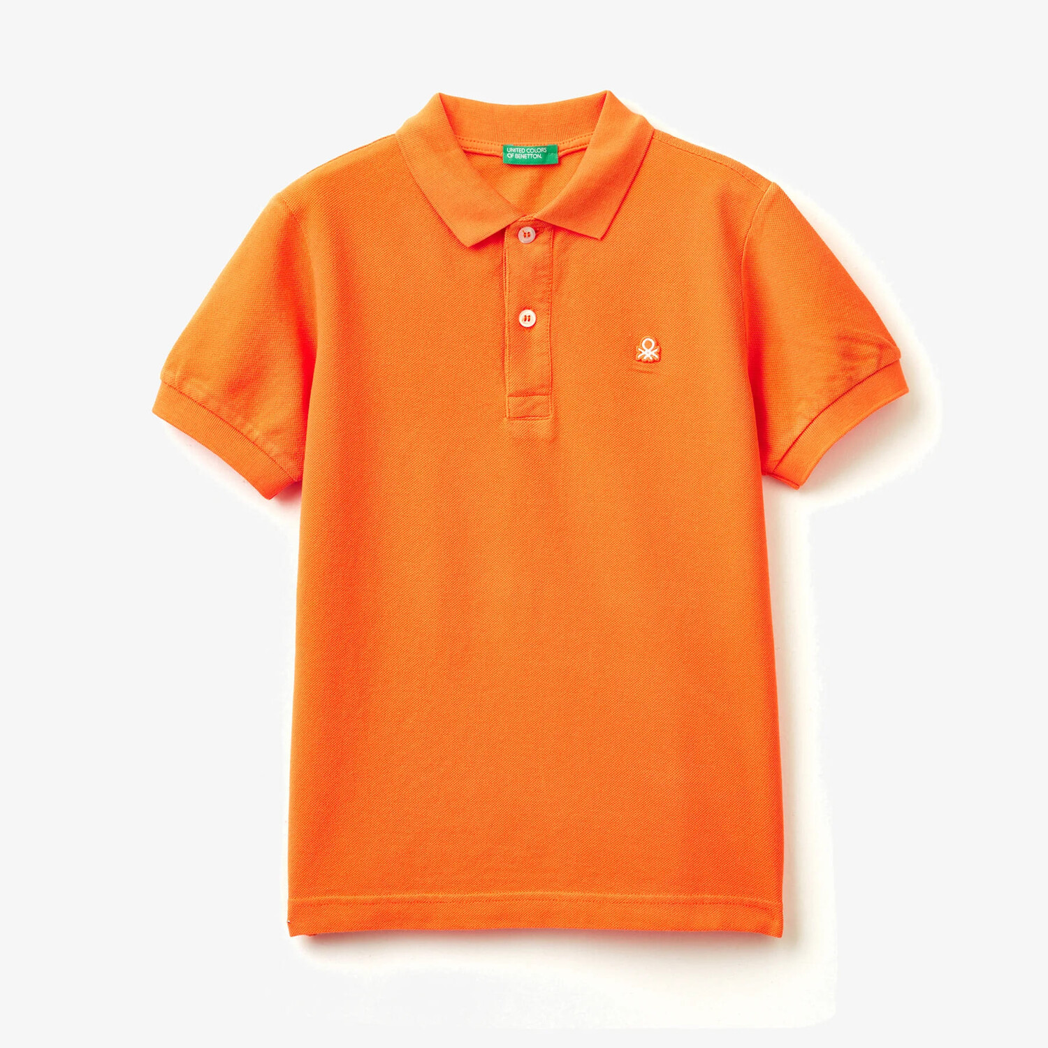 

Футболка-поло United Colors Of Benetton Slim Fit, оранжевый