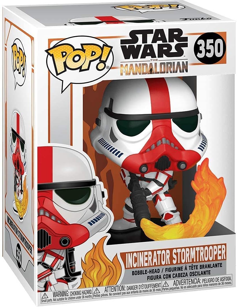 цена Фигурка Funko POP! Star Wars: The Mandalorian - Incinerator Stormtrooper