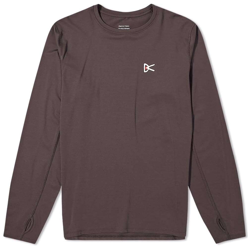 

Футболка District Vision Deva Tech Long Sleeve Tee, Серый