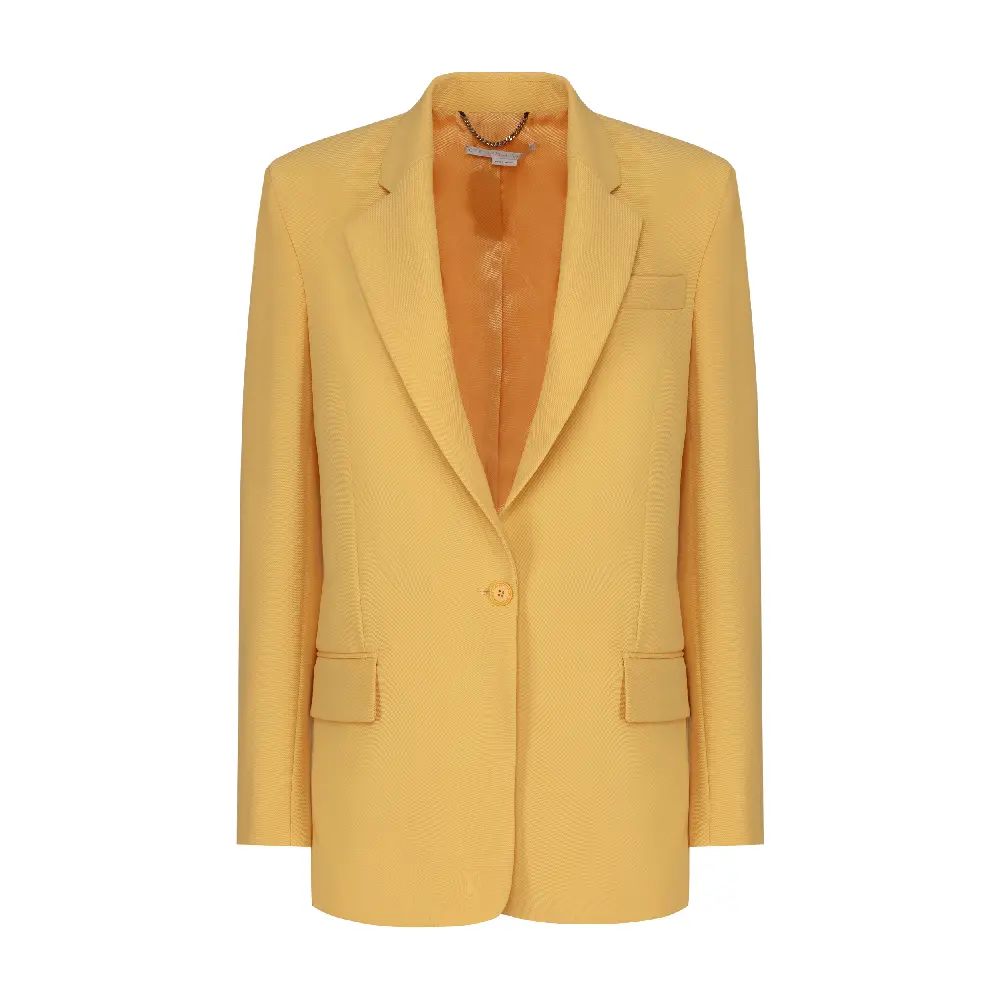 

Однобортный жакет Stella Mccartney, желтый
