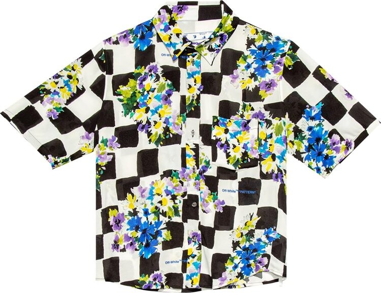 

Рубашка Off-White Check Flower Shirt 'Multicolor', разноцветный