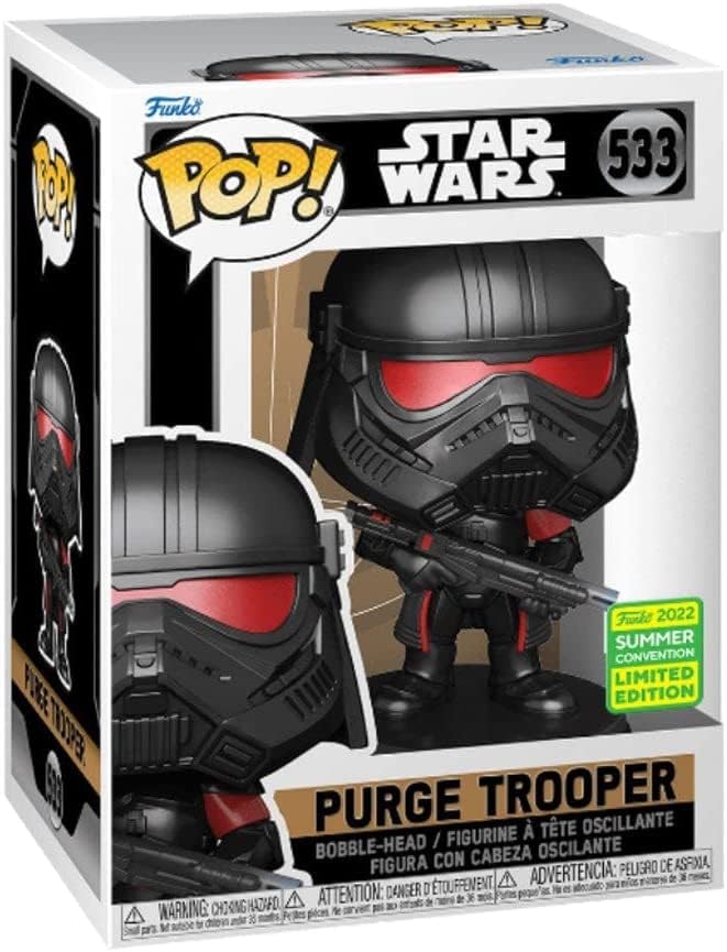 Фигурка Funko POP! - Star Wars: OBI-Wan Kenobi - Purge Trooper Bundled with a Byron's Attic Pop Protector