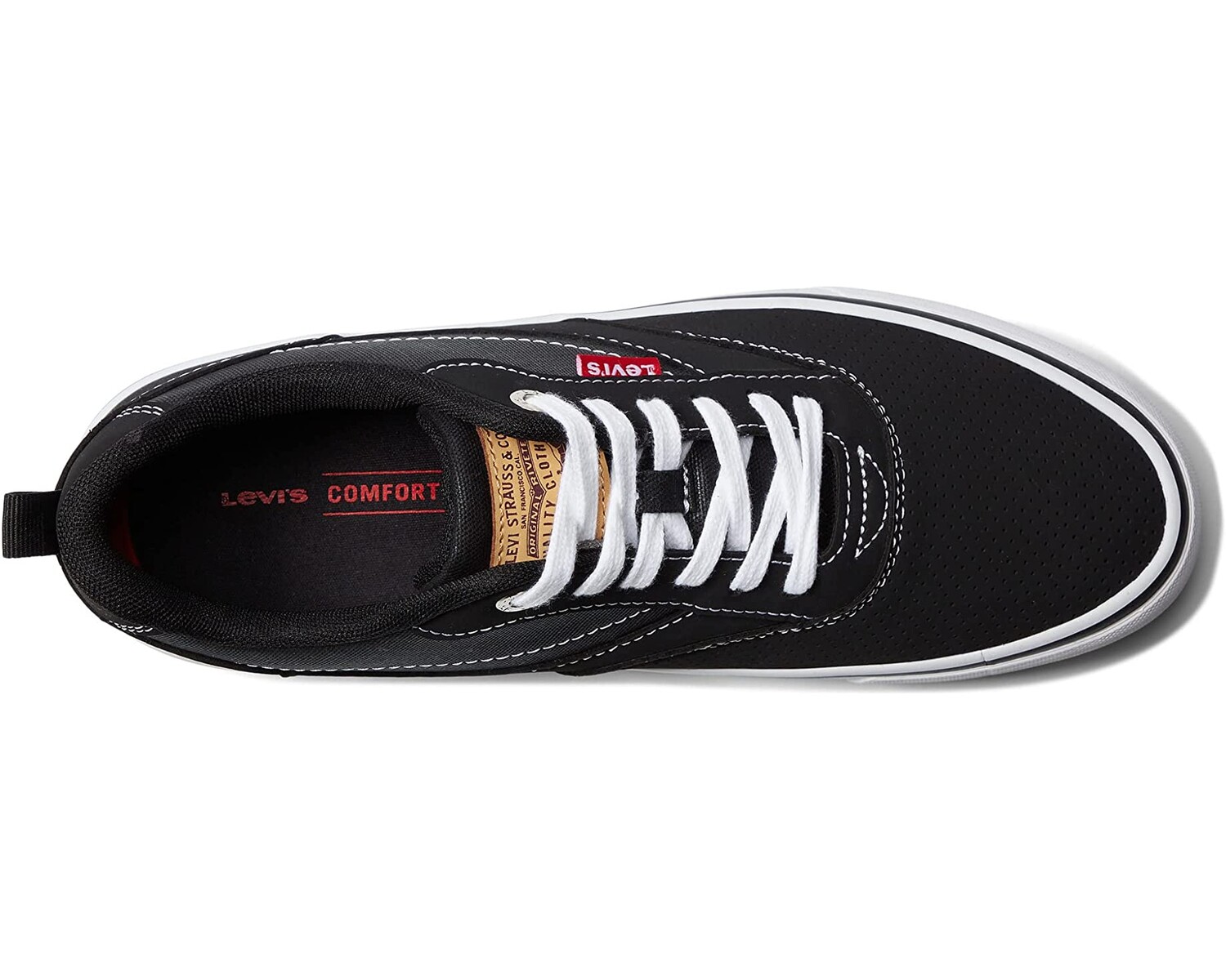 

Кроссовки Lance Perforated Coated Levi's Shoes, черный