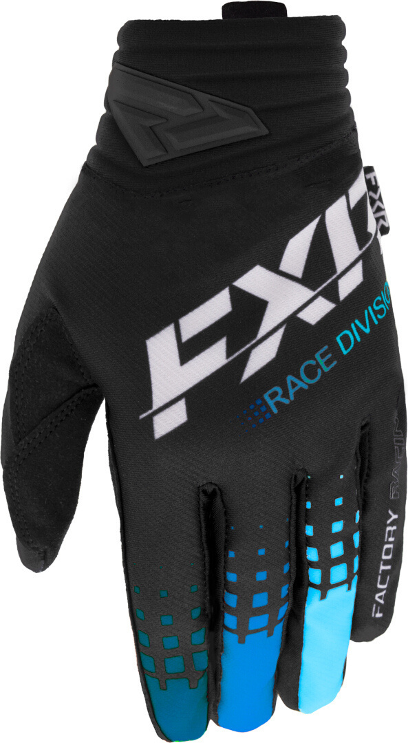 Перчатки FXR Prime 2023 для мотокросса, черный/синий перчатки для мотокросса prime 2023 fxr черный серый желтый