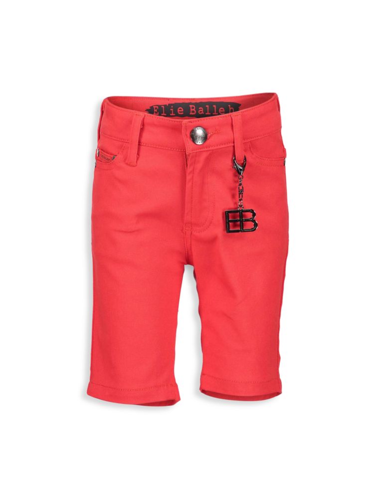 Саржевые шорты для мальчиков Elie Balleh, красный
