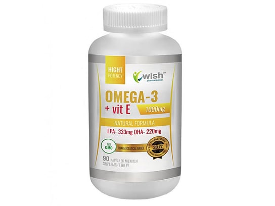 Wish, Омега 3 + витамин Е, 90 капсул